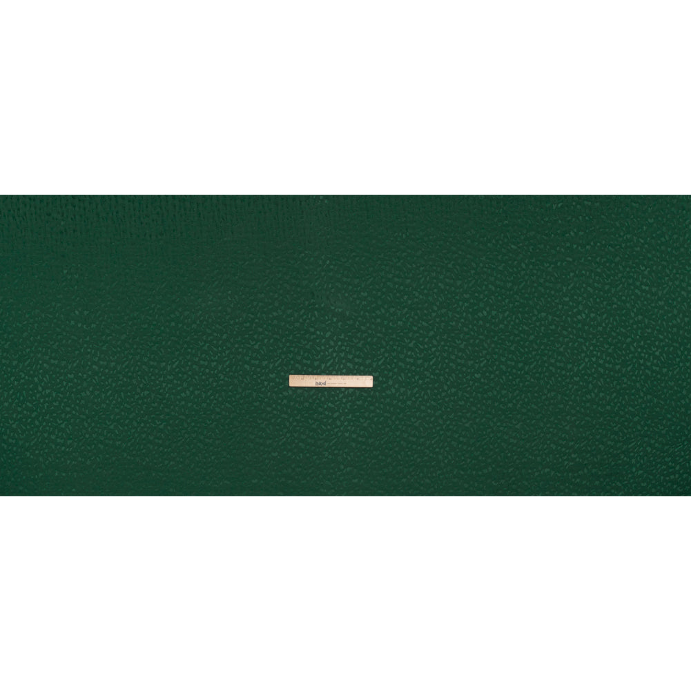 Sustainable Viscose Cheetah Spots Jacquard - Hunter Green - Mood Exclusive Zerene Collection - Full