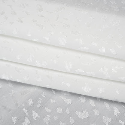 Sustainable Viscose Cheetah Spots Jacquard - Off-White - Mood Exclusive Zerene Collection