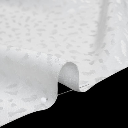 Sustainable Viscose Cheetah Spots Jacquard - Off-White - Mood Exclusive Zerene Collection