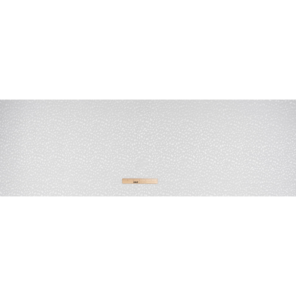 Sustainable Viscose Cheetah Spots Jacquard - Off-White - Mood Exclusive Zerene Collection - Full
