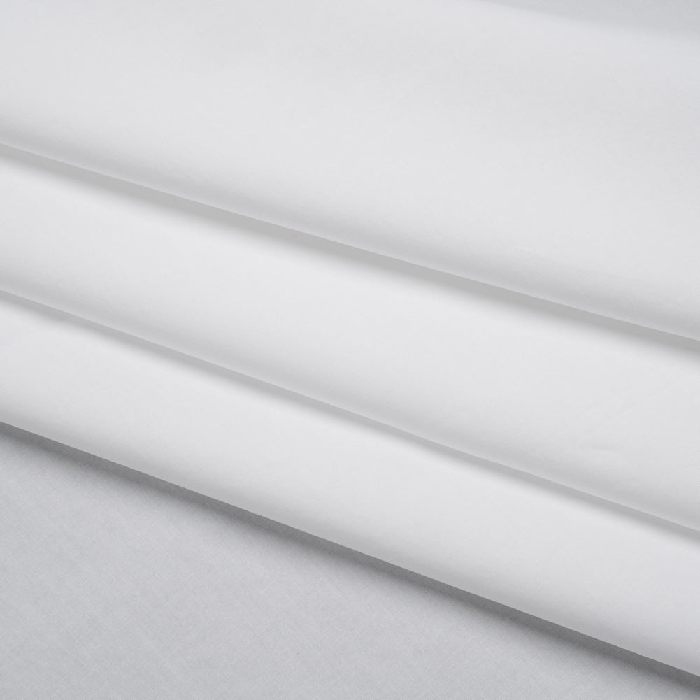 Cotton Shirting - White - Mood Exclusive - Folded