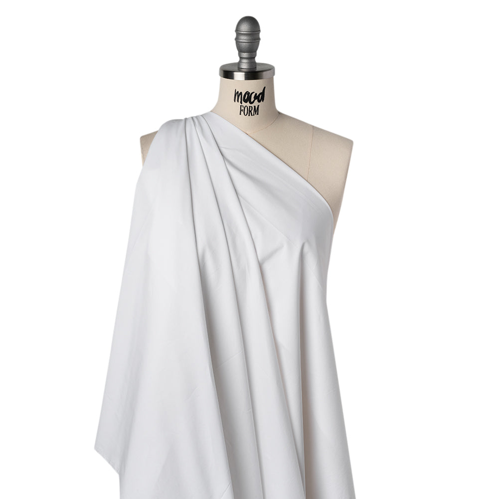 Cotton Shirting - White - Mood Exclusive - Drape
