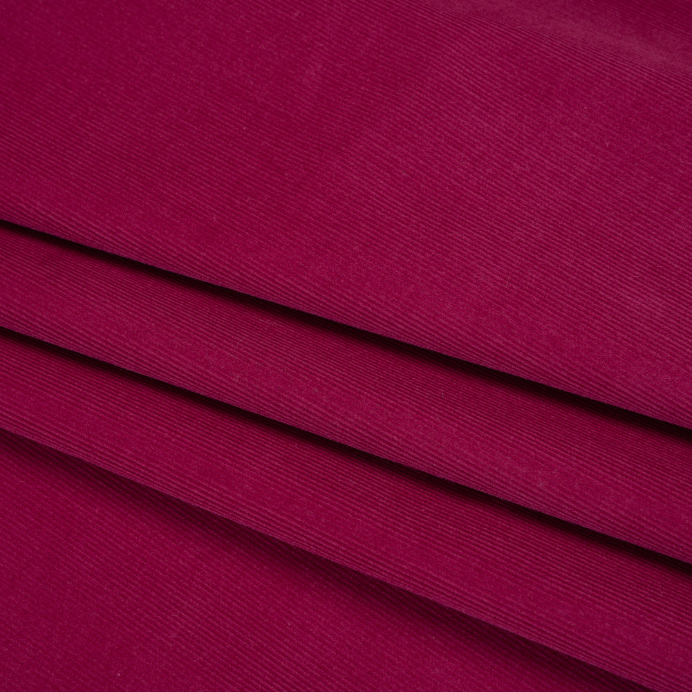 Featherwale Cotton Corduroy - Raspberry - Dawn Collection