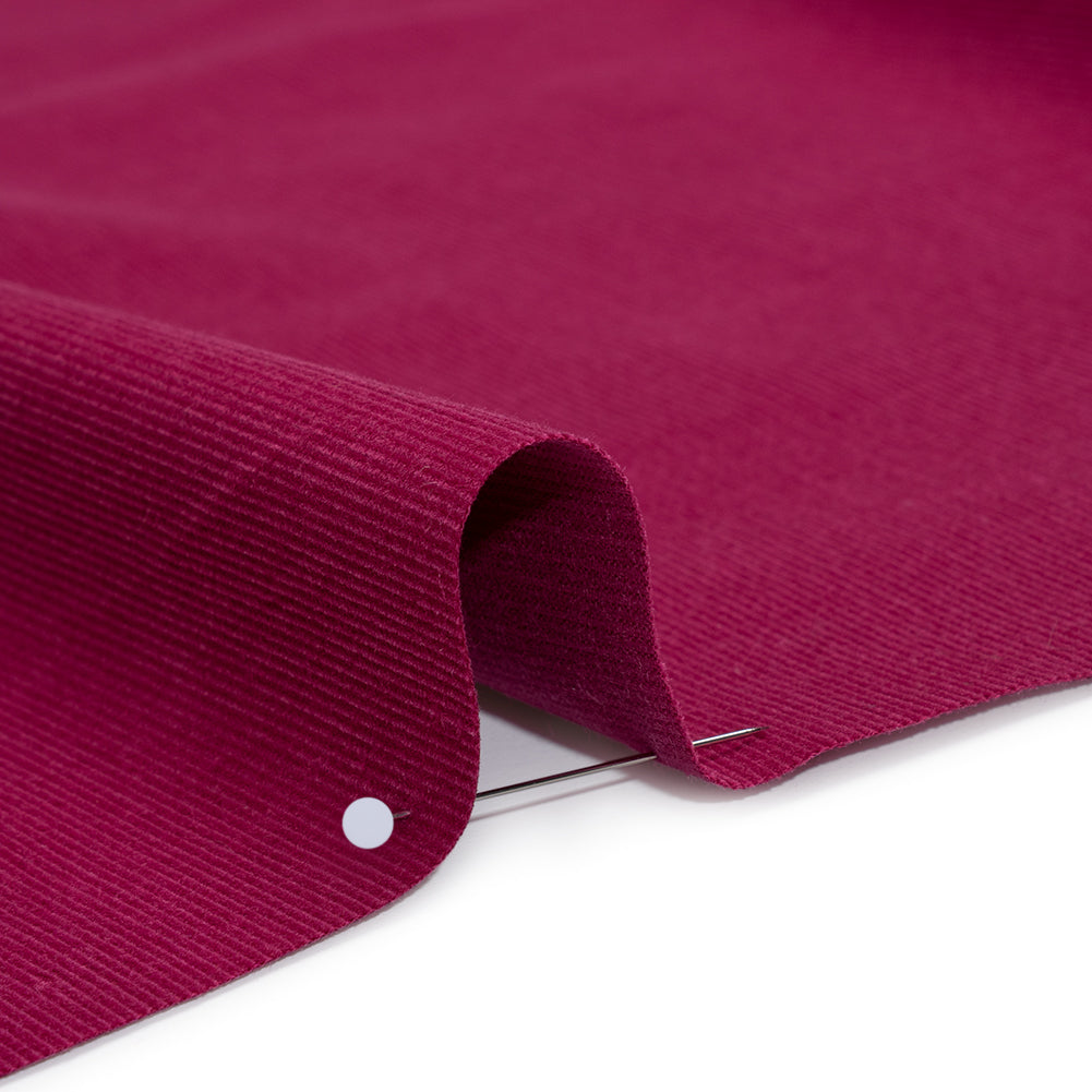 Featherwale Cotton Corduroy - Raspberry - Dawn Collection