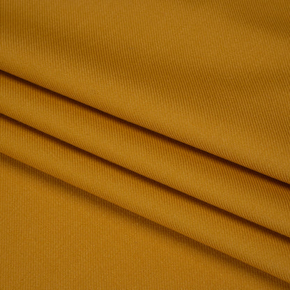 Virgin Merino Wool Twill Suiting Made in Italy - Yellow Ochre