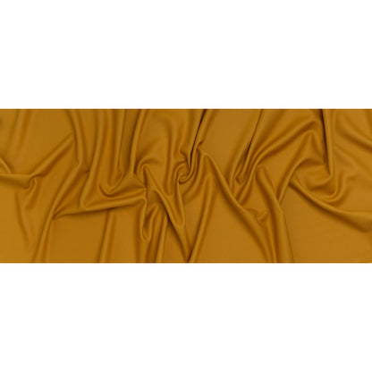 Virgin Merino Wool Twill Suiting Made in Italy - Yellow Ochre