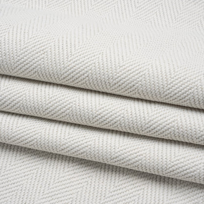 Olefin Upholstery Twill - Bone Railroaded Herringbone