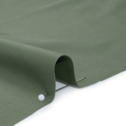 Stretch Econyl Nylon Jersey - Army Green - Designer Deadstock