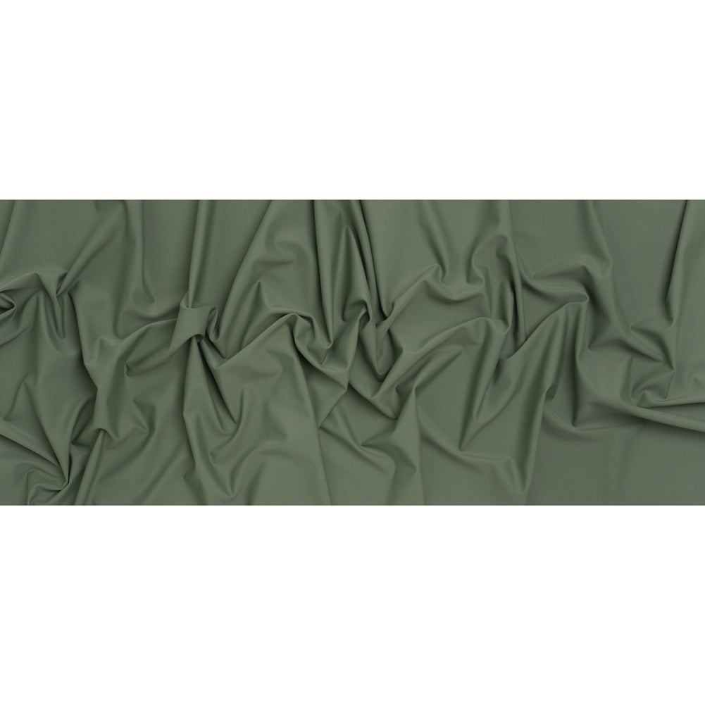 Stretch Econyl Nylon Jersey - Army Green - Designer Deadstock - Full