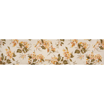 Silk Charmeuse Print by The Reformation - Champagne Cream, Light Dusty Golden Yellow, Blush Pink Floral - Deadstock