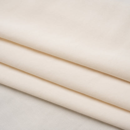 Tencel Gabardine Twill - Cream - Designer Deadstock