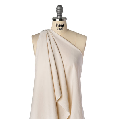 Tencel Gabardine Twill - Cream - Designer Deadstock