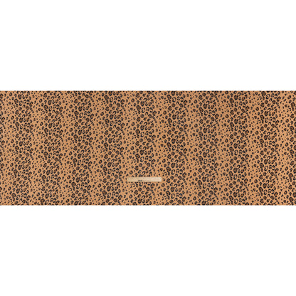 Viscose Georgette Print by The Reformation - Saddle Brown and Black Leopard Spots - Deadstock
