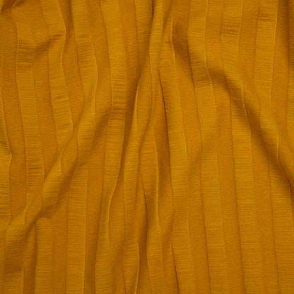 Stretch Tencel Rib Knit - Golden Yellow - Designer Deadstock