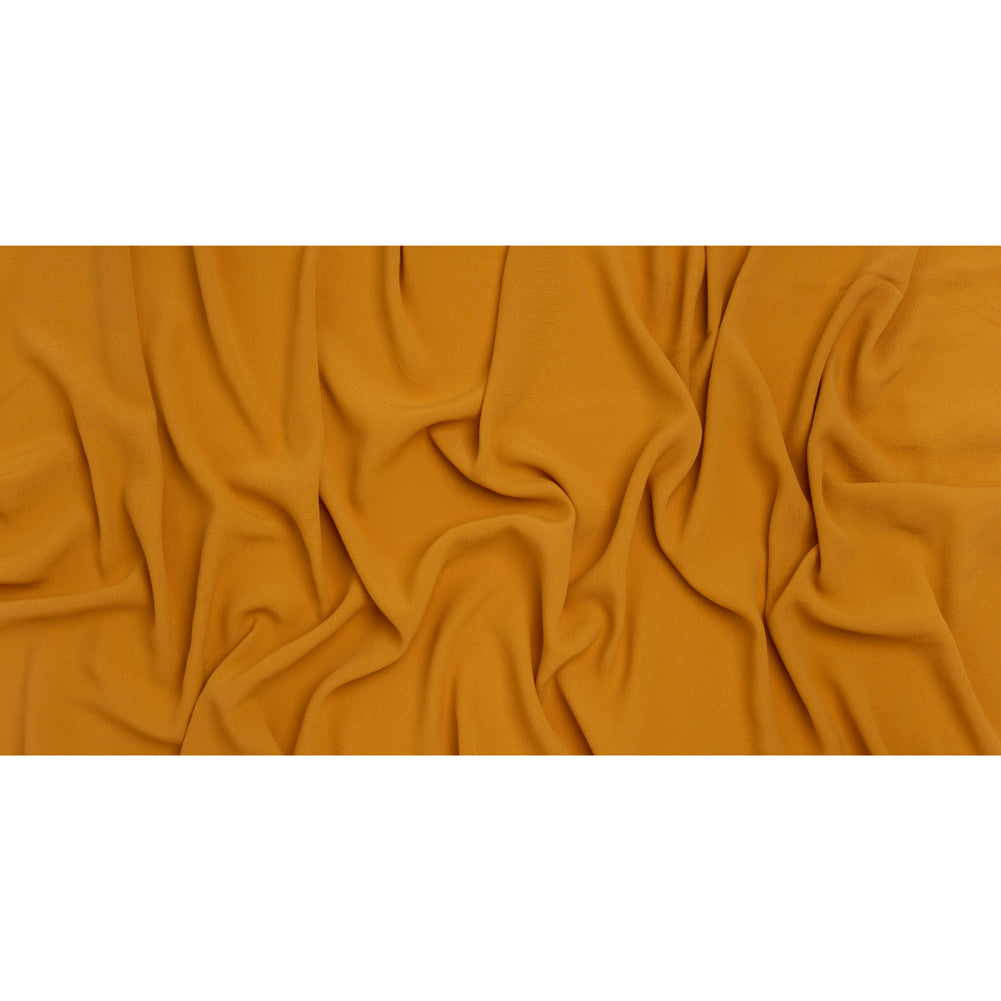 Rayon Blend Ghost Crepe by The Reformation - Golden Mustard Yellow - Deadstock - Full