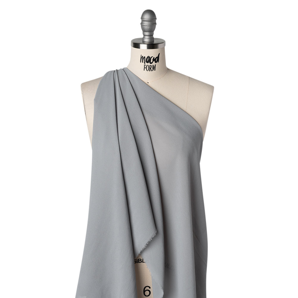Viscose Georgette by The Reformation - Haze Gray - Deadstock - Drape