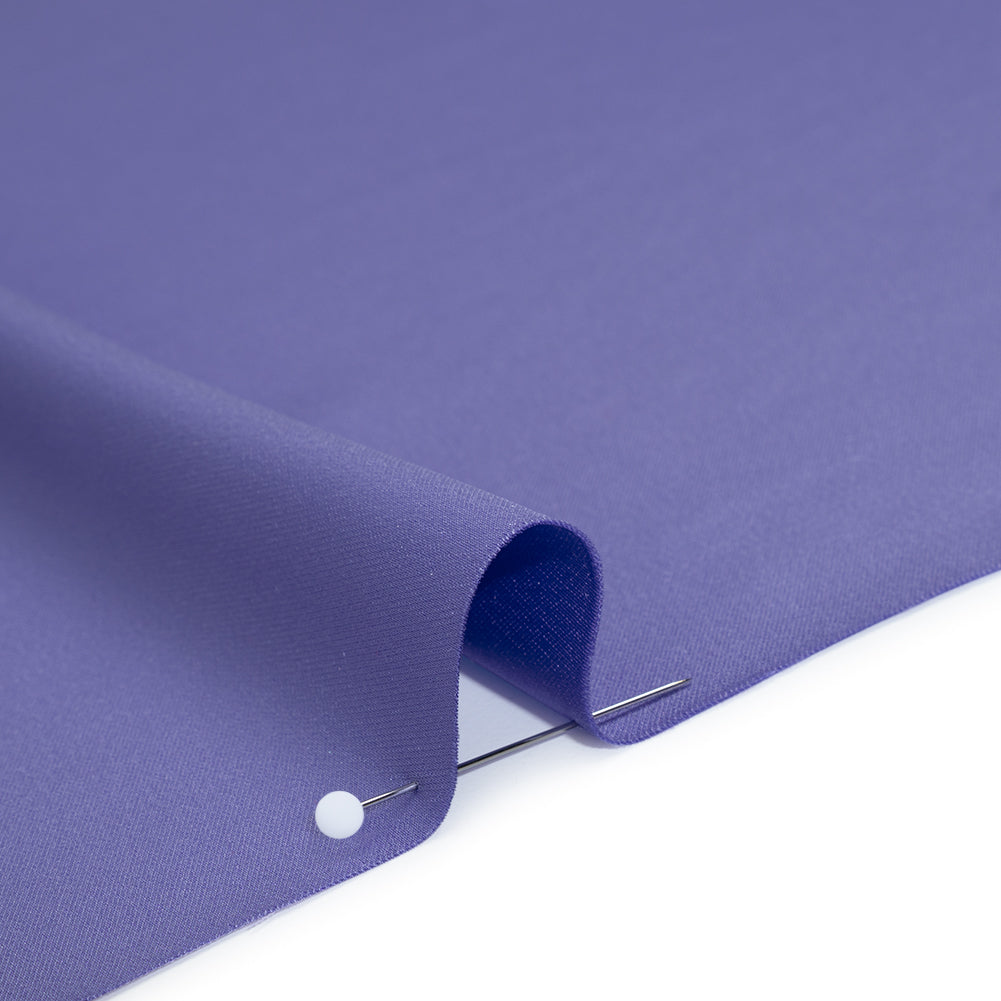 Acetate and Polyester Satin by The Reformation - Amethyst Purple - Deadstock - Detail