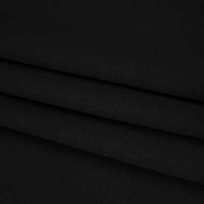 Stretch Rayon Ponte by The Reformation - Black - Deadstock