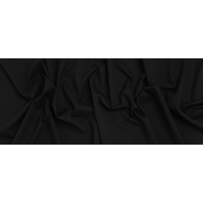 Stretch Rayon Ponte by The Reformation - Black - Deadstock
