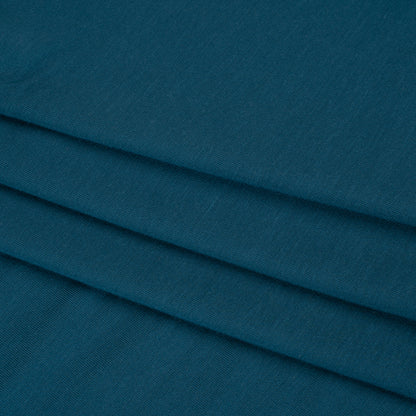 Stretch Tencel Jersey Knit by The Reformation - Deep Ocean Blue - Deadstock