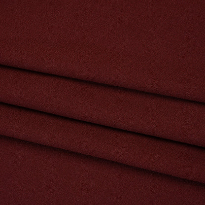 Sustainable Viscose Crepe by The Reformation - Plum Red - Deadstock
