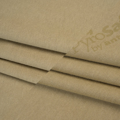 Flame Resistant Cotton Jersey - Military Tan - Designer Deadstock Made in the USA