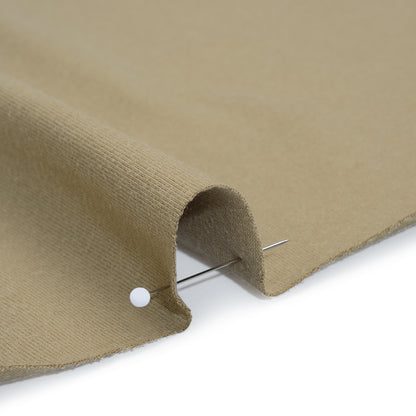 Flame Resistant Cotton Jersey - Military Tan - Designer Deadstock Made in the USA