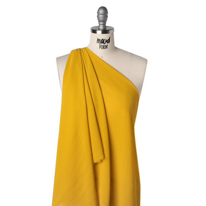 Viscose Georgette by The Reformation - Golden Turmeric Yellow - Deadstock
