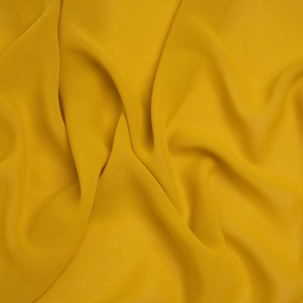 Viscose Georgette by The Reformation - Golden Turmeric Yellow - Deadstock