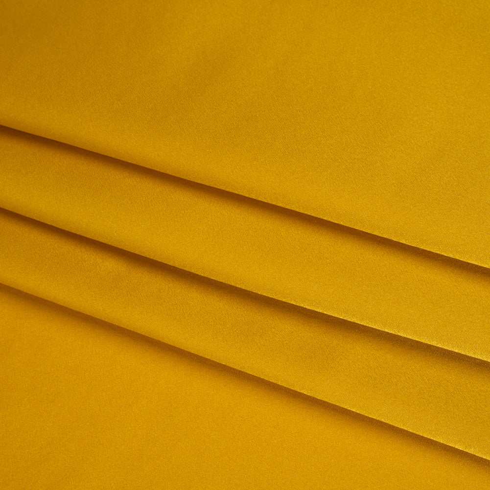 Silk Charmeuse by The Reformation - Golden Turmeric Yellow - Deadstock - Folded