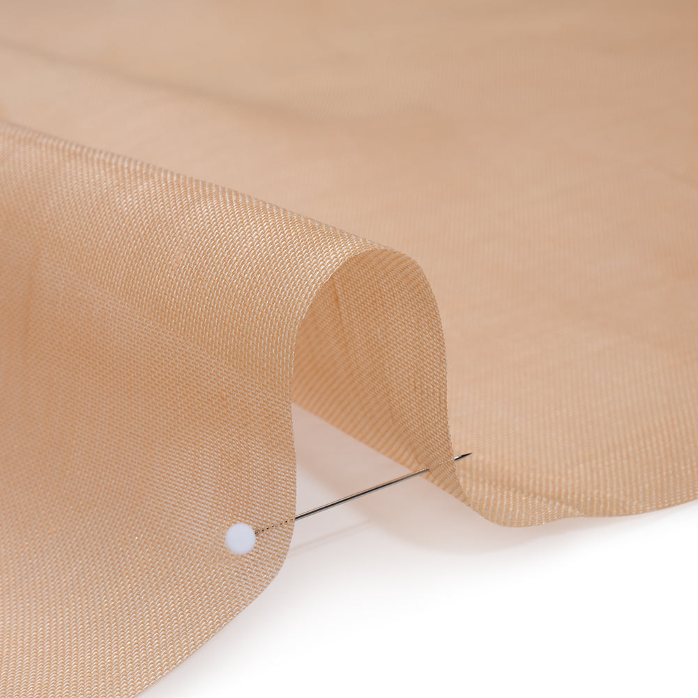 Silk and Linen Scrim - Nude - Famous Australian Designer Deadstock