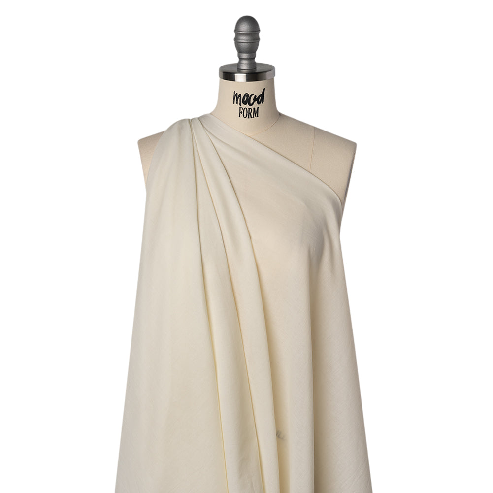 Cotton Voile - Antique White - Famous Australian Designer Deadstock Drape