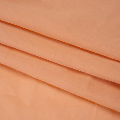 Cotton Voile - Pale Coral - Famous Australian Designer Deadstock Folded