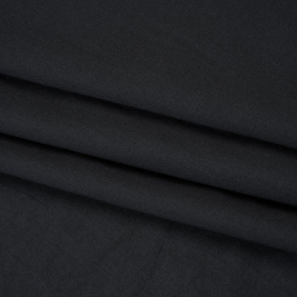 Cotton Voile - Charcoal - Famous Australian Designer Deadstock Folded