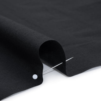 Cotton Voile - Charcoal - Famous Australian Designer Deadstock Detail