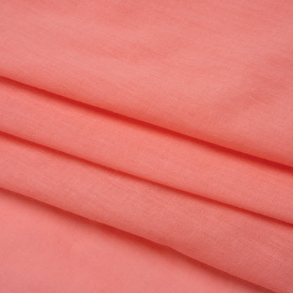Cotton Voile - Flamingo Pink - Famous Australian Designer Deadstock Folded