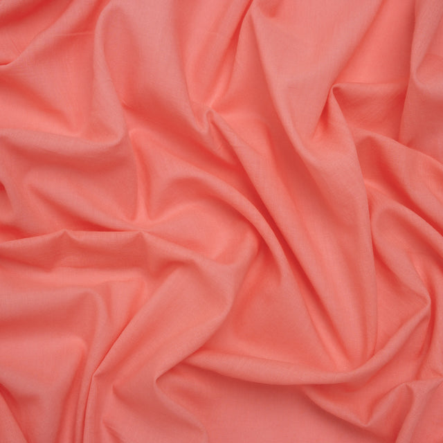 Cotton Voile - Flamingo Pink - Famous Australian Designer Deadstock
