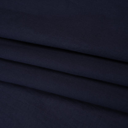 Cotton Voile - Navy - Famous Australian Designer Deadstock Folded