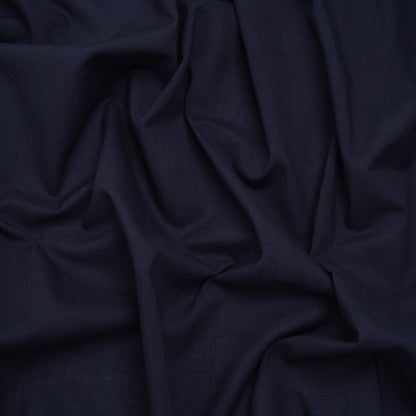 Cotton Voile - Navy - Famous Australian Designer Deadstock