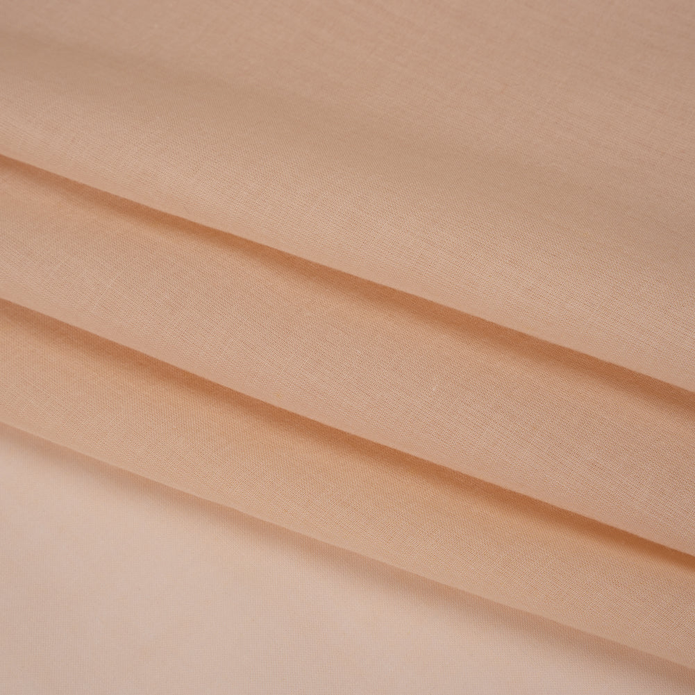 Cotton Voile Lining - Creampuff Beige - Famous Australian Designer Deadstock Folded