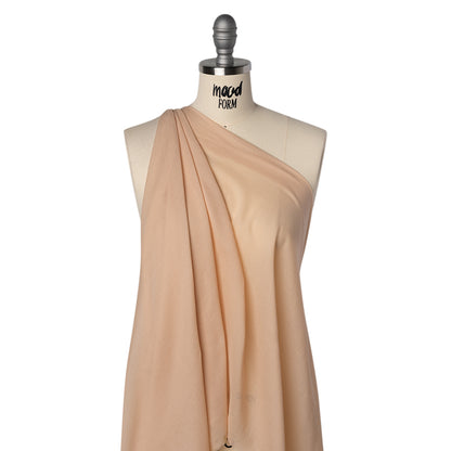 Cotton Voile Lining - Creampuff Beige - Famous Australian Designer Deadstock Drape