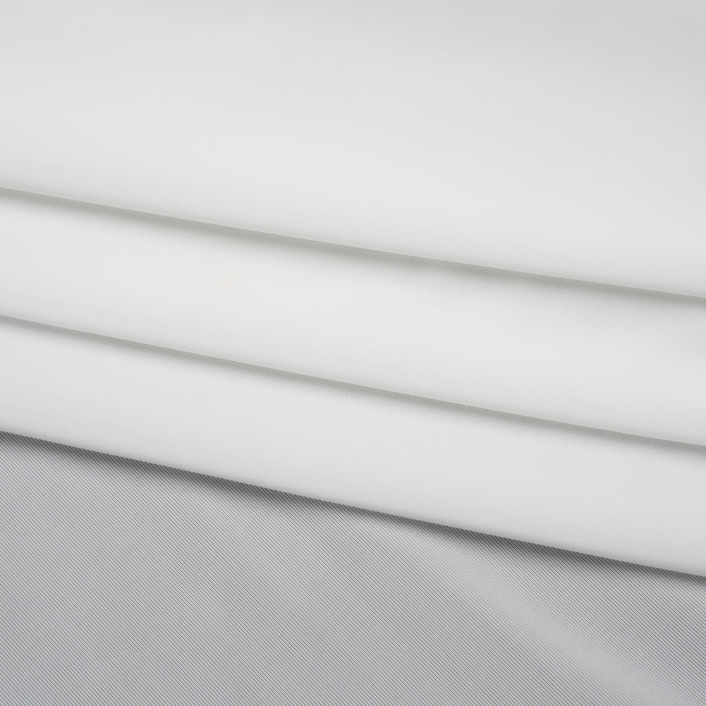 Stretch Polyester Jersey - Off White - Famous Australian Designer Deadstock