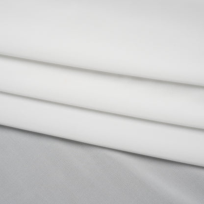 Stretch Polyester Jersey - Off White - Famous Australian Designer Deadstock