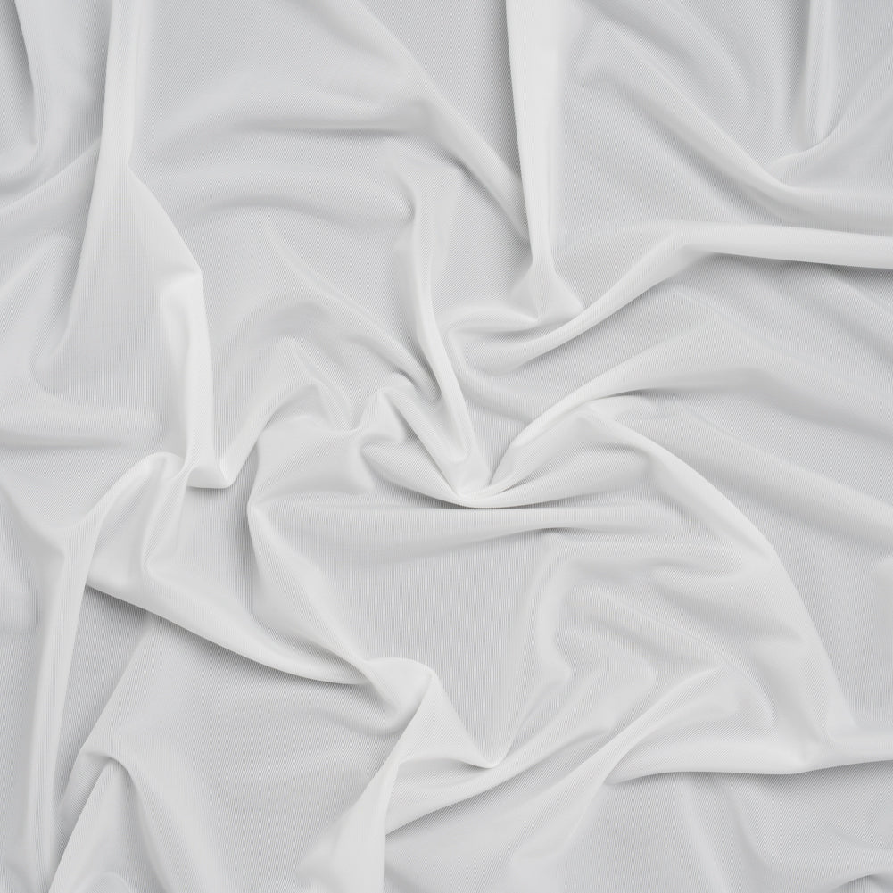 Stretch Polyester Jersey - Off White - Famous Australian Designer Deadstock