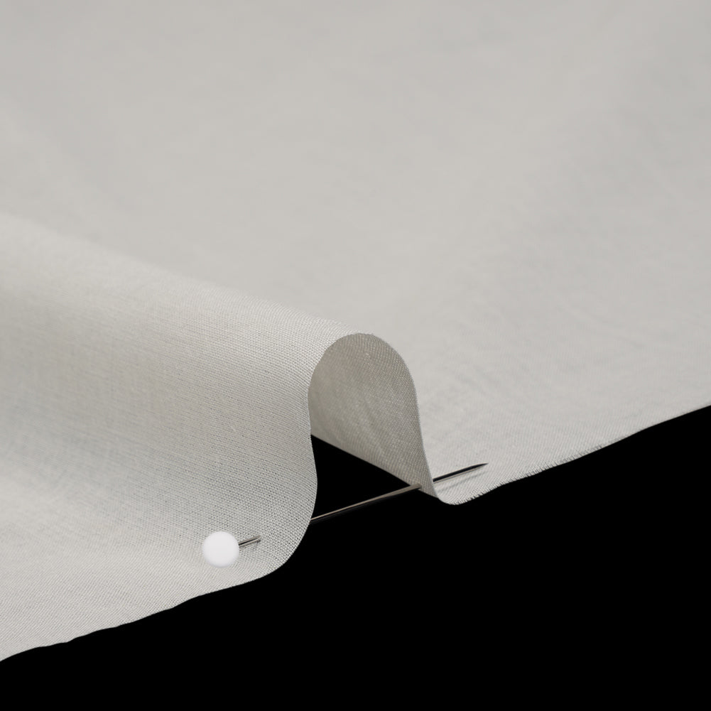 Cotton Voile Lining - Egret - Famous Australian Designer Deadstock Detail