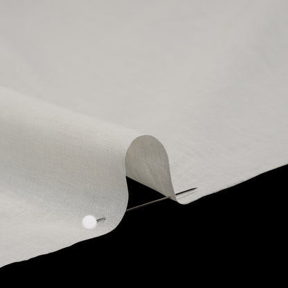 Cotton Voile Lining - Egret - Famous Australian Designer Deadstock Detail