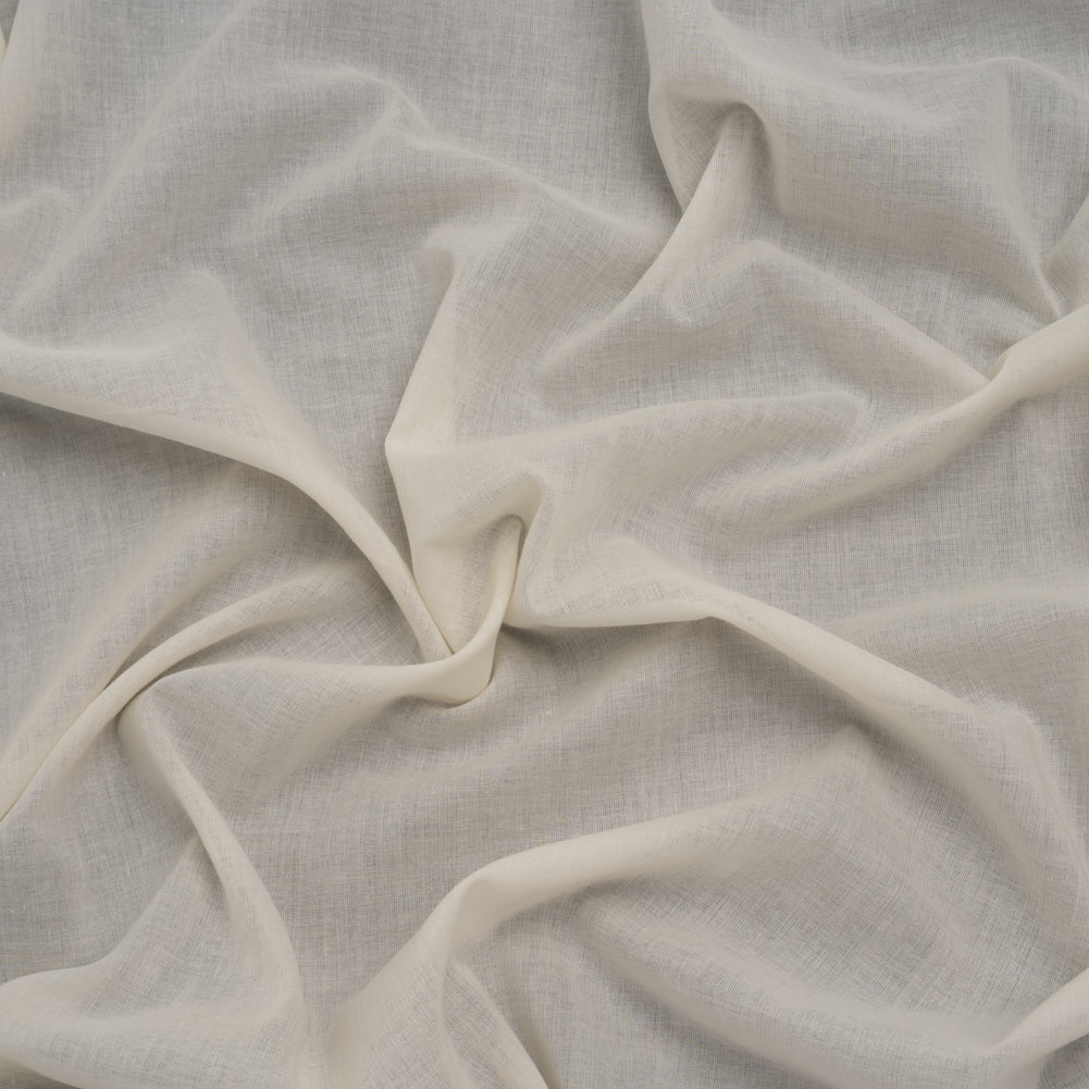 Cotton Voile Lining - Egret - Famous Australian Designer Deadstock
