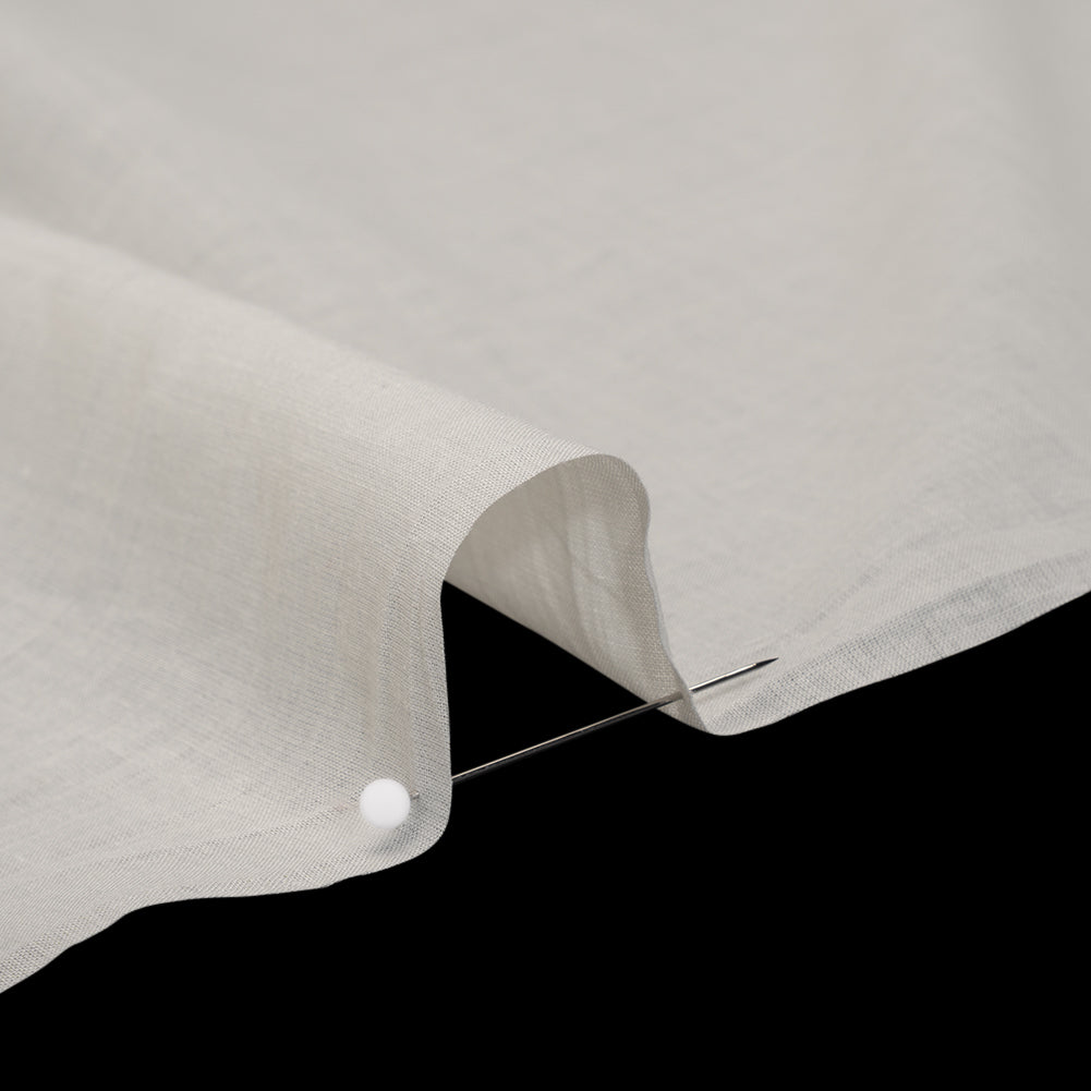 Cotton Voile Lining - Cream - Famous Australian Designer Deadstock Detail