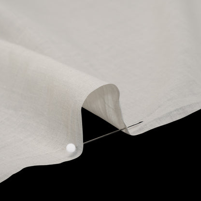 Cotton Voile Lining - Cream - Famous Australian Designer Deadstock Detail