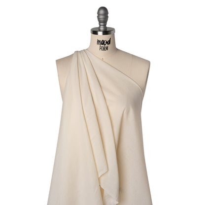Cotton Voile Lining - Cream - Famous Australian Designer Deadstock Drape